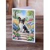 Caroline's Treasures Papillon Spring Path Greeting Cards Pack of 8