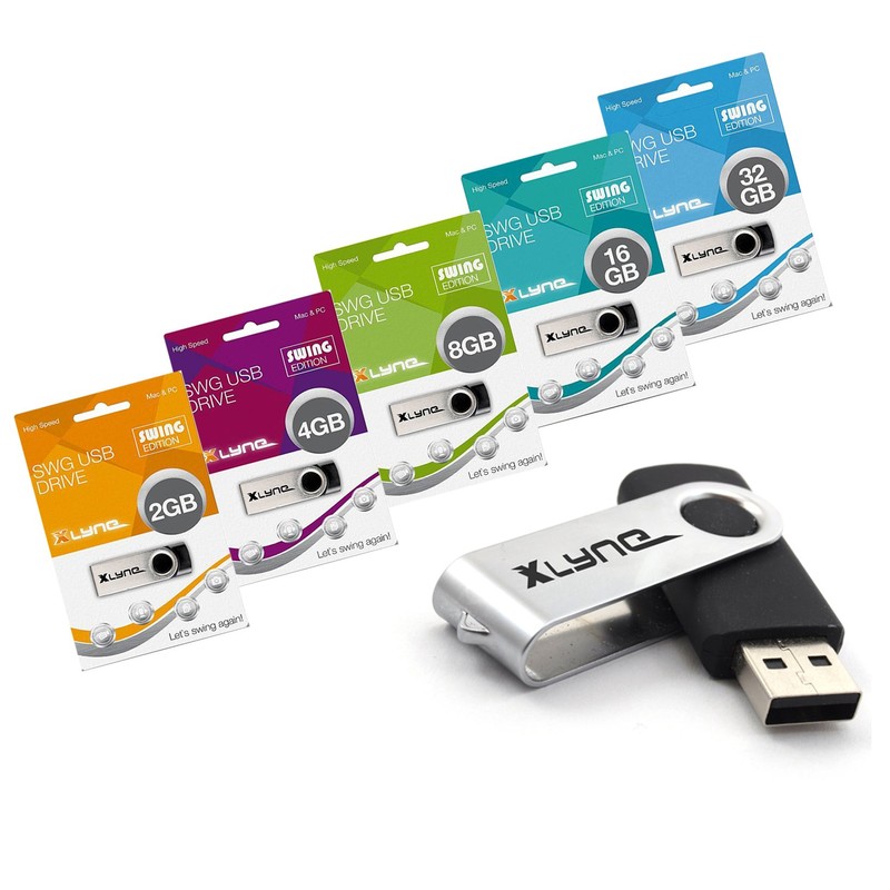 xlyne SWG 4 GB USB Stick (USB 2.0, Plug &