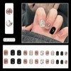 NIUANIUA Nail Tip, Short, False Nails, Cute, Round Tip, Fashion,