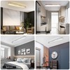 Qcyuui Dimmable LED Ceiling Light 39.4'' Kitchen Lighting Fixtures Ceiling
