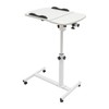 ILWorkTLs Angle & Height Adjustable Rolling Table Desk,Laptop Notebook Stand