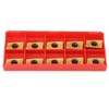 10 PCS Carbide Inserts, 15-50 HRC Hardness APMT1604 Milling Inserts,