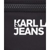 Karl Lagerfeld Jeans Men's Essential Nylon Bumbag, Black, black