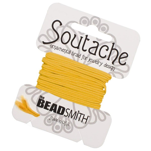 Craft County 3 Yards of 3mm Polyester Soutache Cord –