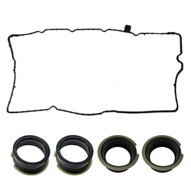 Memiuyelay Valve Cover Gasket with 4*Grommets Fit for Fiat 2014-2017 Fit for Jeep 500L 500X Fit for Renegade 1.4L L4 SOHC 1368cc 83cid Turbocharge 2012-2020 Replace VC4363G Black