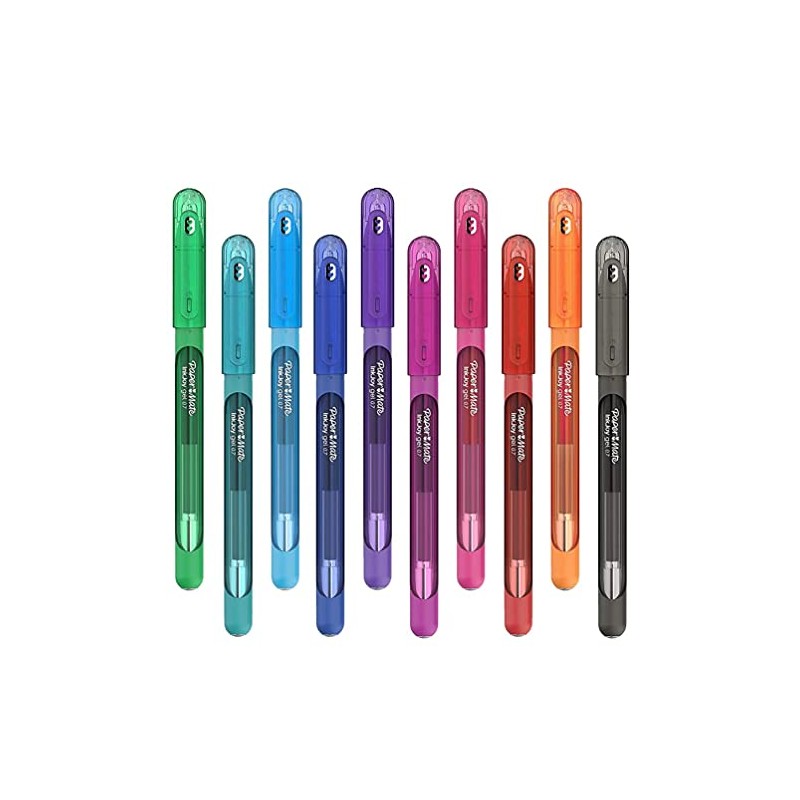Newell Brands 10 x Papermate InkJoy Capped Gel Ink Pens,
