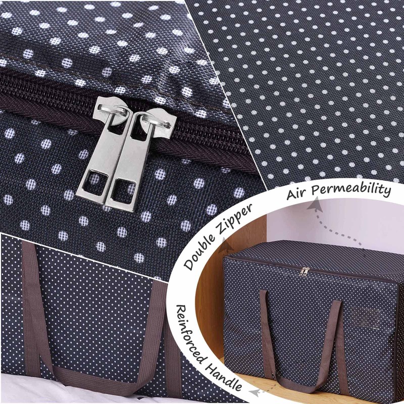Rainberg 110L Large Storage Bag, Fabric Clothes Bag, Thick Large