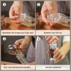 AGIgear Acrylic Pepper Pepper Mill,Adjustable Coarseness Manual Pepper Mill and