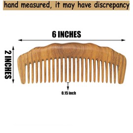 The Moreinday Wooden Comb with Wide Tooth for Women Wood Comb Sandalwood Comb Hair Comb for Men