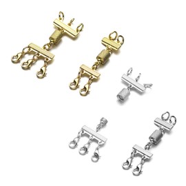 Zpsolution Multiple Necklace Clasp, Necklace Layering Clasps, Layered Look for Layering Without Getting Tangled