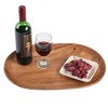 Woodard & Charles 18-Inch Oval Tray, Extra Large, Natural Acacia