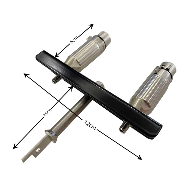 1x Dual DIY XLR Lock Attachments Reciprocating Saw Adapter Connector