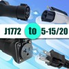 SUSUTOO J1772 to Nema 5-20, EV Station Charging Adapter, EV