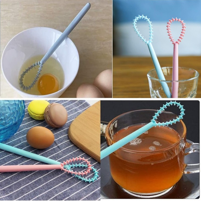 2Pcs Small Whisk Hand Whisk Manual Whisk Blender Mini Whisk