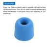 sourcing map Replacement Foam Ear Tips Earbuds Bud 4-4.7mm Middle