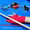 BEKZILY Billiard Gloves for Left/Right Hand (Blue Full Finger, Right