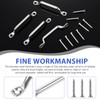 Yaocom Stainless Steel Footman Loop with Flat Head Tapping Screws