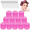 Jumbo Hair Roller Set - 24 pieces, including 12 large