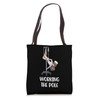 Working The Pole Nurse Tote Bag