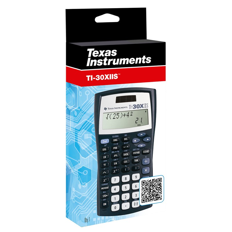 Texas Instruments TI-30 XIIS School Calculator, Dark Blue