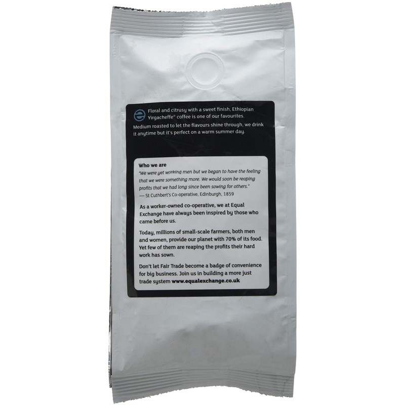 Equal Exchange Ethiopian Yirgacheffe Ground Coffee 227 g (Organic)