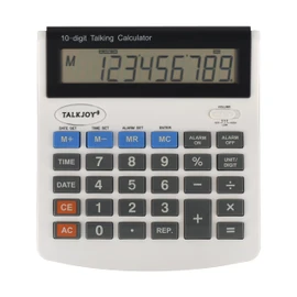 Professional XXL Talking Calculator with Voice Output Desk Calculator Large Buttons Calculator Large Display Digital Calculator for Seniors, Low Vision, Children (Spoken German)
