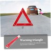 ULTECHNOVO 2pcs High Visibility Emergency Roadside Kit Reflective Safety Triangle