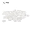 TA-VIGOR 40Pcs Screw Cap Covers, 17 x 4mm Plastic Screw