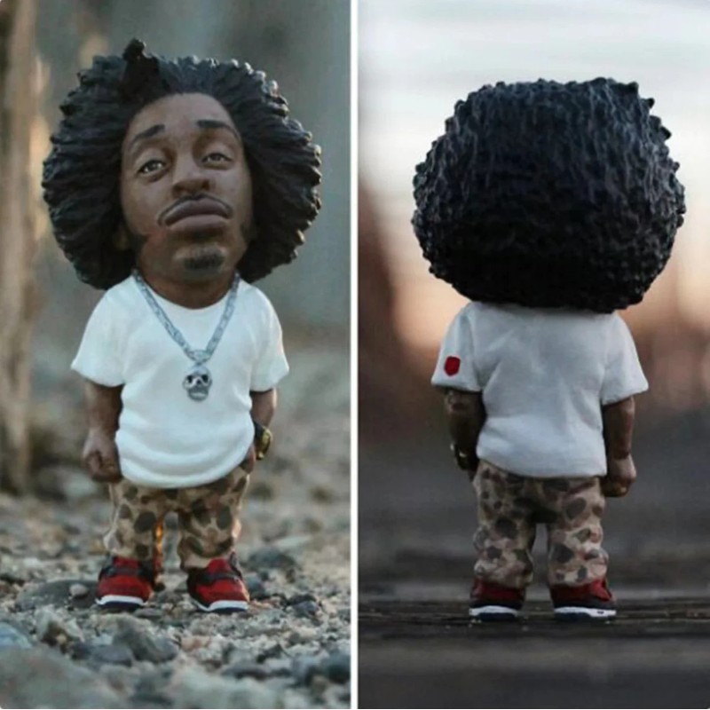 Home Decor Random 2Pack Rap Characters Ludacris/2pac/Biggie/Eazy/dog Sculptures Hip Hop