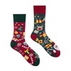 Spox Sox Casual Unisex Multicoloured Socks for Individualists - Christmas