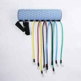 Multi-Purpose Gym Equipment Storage Rack Resistance Bands Storage Hanger Heavy Duty Gym Rack for Exercise Bands, Lifting Belts and Jump Ropes