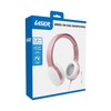 Laser Wired Over Ear Stereo Headphones Rose Gold