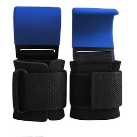 Just Fitee Weightlifting Hooks, Lifting Aids, Strength Training, Bodybuilding Straps, Lifting Aid, Easylift Weightlifting Handle Buckles, Bodybuilding (Blue)