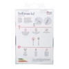 TATAY 1-function black ABS shower holder kit, including multi-position holder,