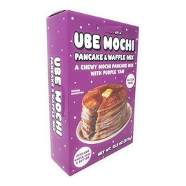 Ube Mochi Pancake & Waffle Mix, Limited Edition, Gluten Free, 13.3oz/ 377g (Pack of 1)