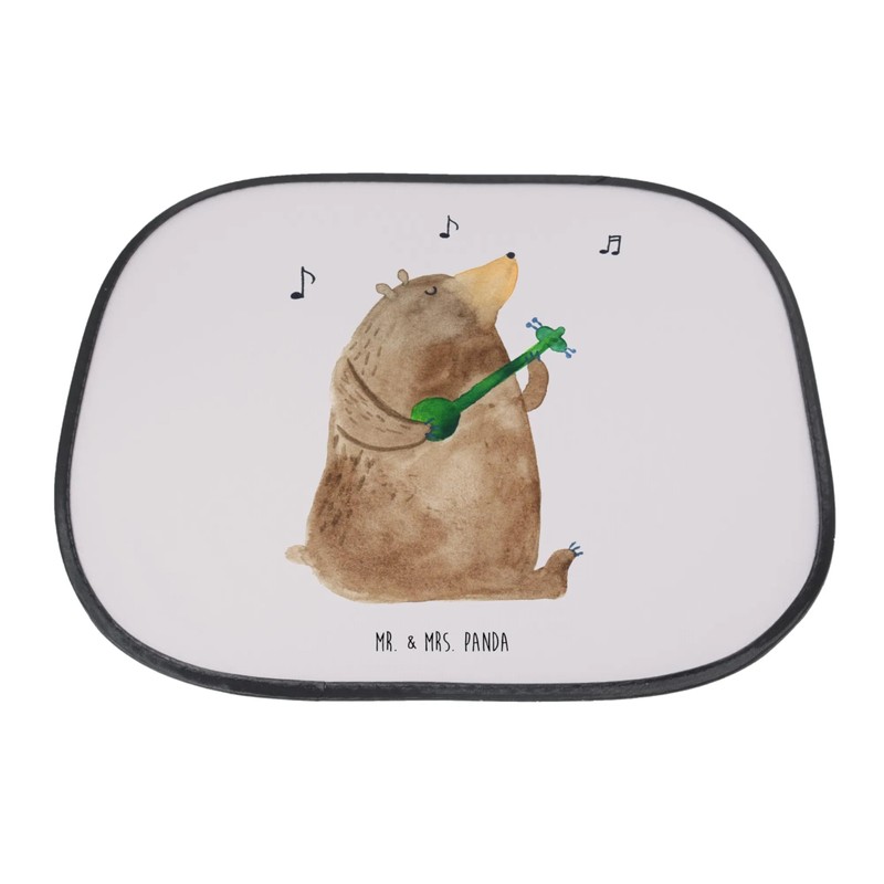 Mr. & Mrs. Panda Car Sun Shade Bear Guitar Gift