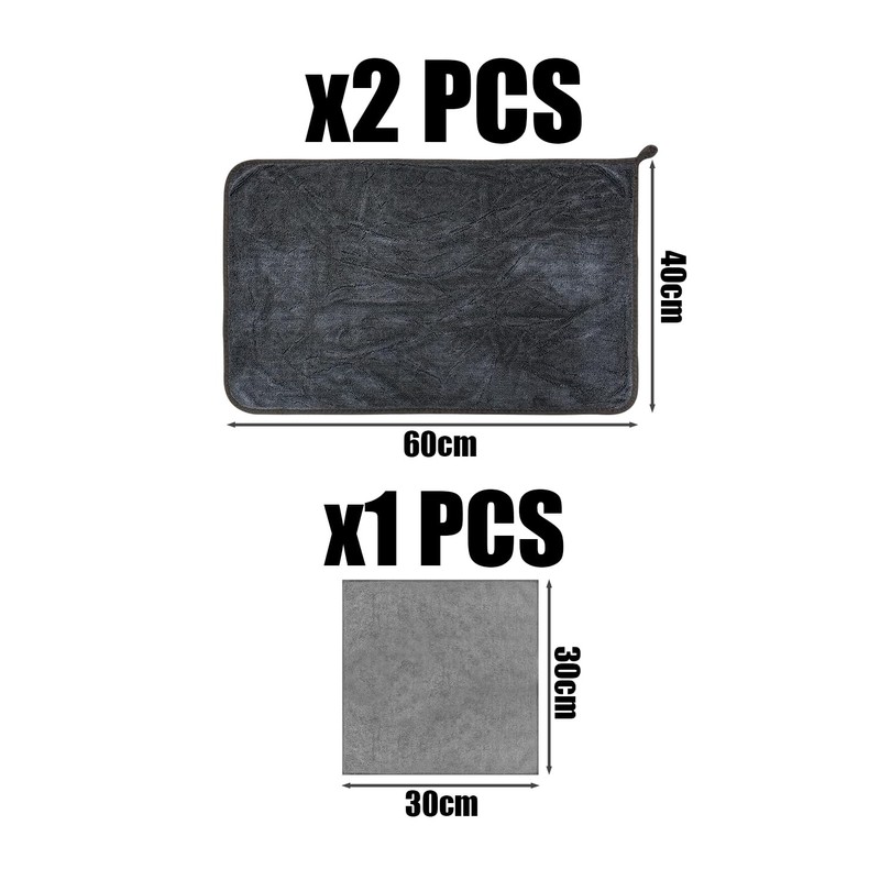 XMNIVATE 2 Pieces Of Car Wipes, 1 Rag, Microfiber Towel,