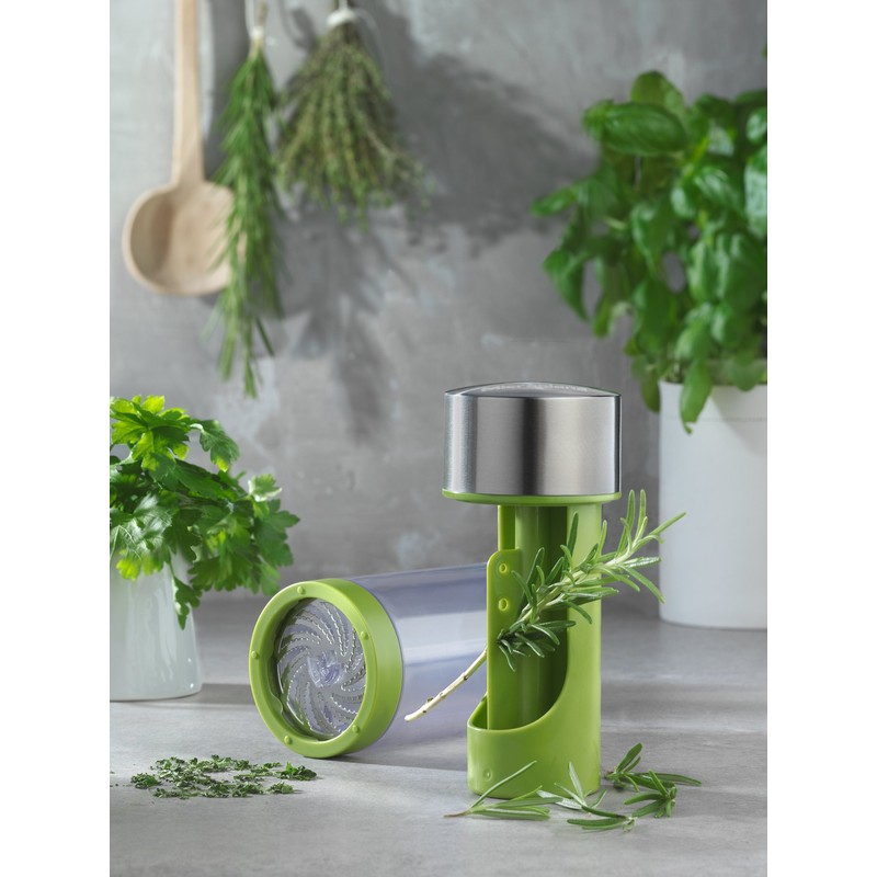 Microplane Mill For Herbs, One size, Green