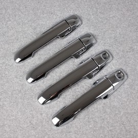 RUIQ Suzuki New Hustler MS52S/MR92S Exterior Outer Door Handle Cover Knob Full Cover Type Suzuki Hustler Design (Chrome Plated)