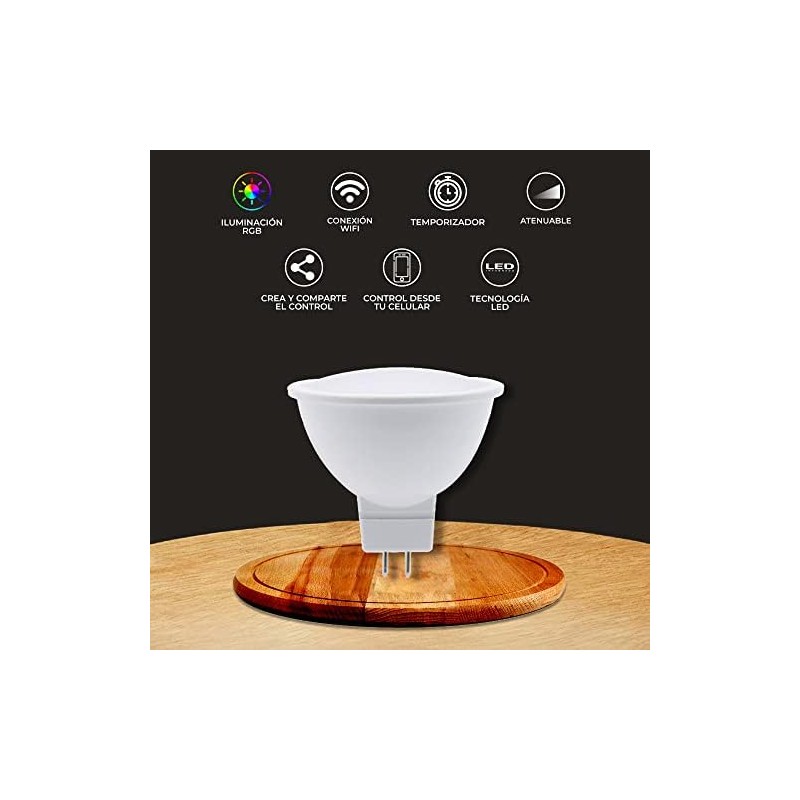 Tecnolite Connect Foco MR16 RGB 5W