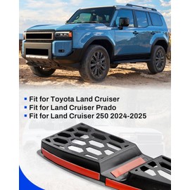 VelvetunVillay Front Fog Lamp Inlet Cover Fit for Toyota Land Cruiser 250 Prado 2024 2025