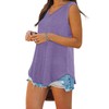 XIEERDUO Tank Top for Women Loose Fit V Neck Basic