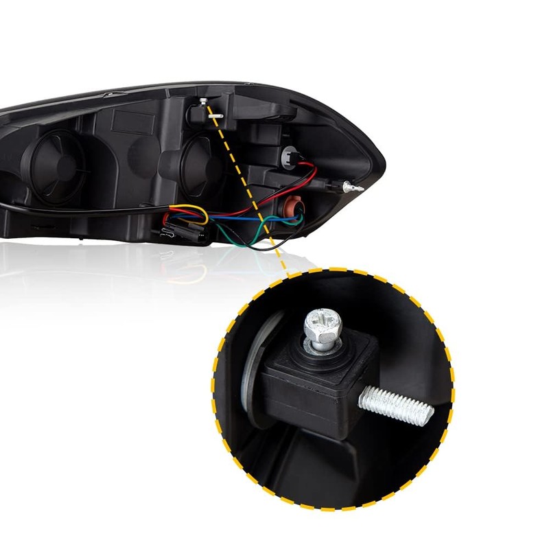 G-PLUS LED DRL Headlights W/O Bulbs, Compatible with 2006-2007 Chevy