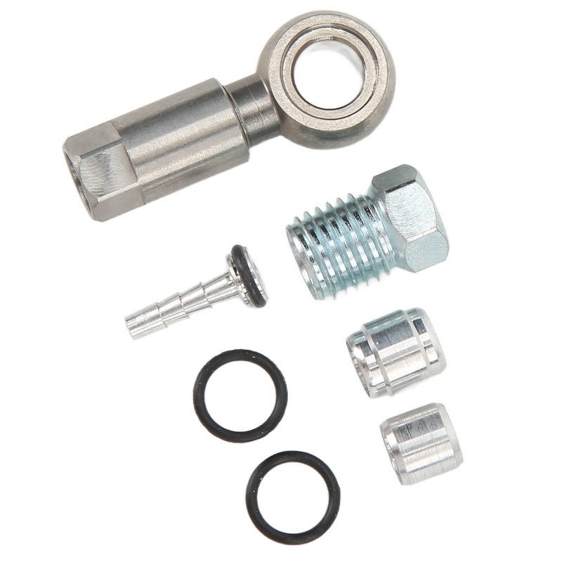 Bike Olive Hose Fittings Kit Stainless Steel Five Wire Body