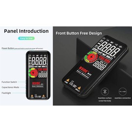 Yangers Digital Multimeter Automatic AC DC Voltmeter Pancontrol LCD display True RMS Voltage Current Resistance Frequency Continuity Capacitance Tester CAT II 600V III 300V