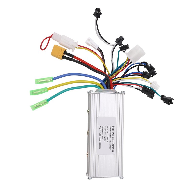 36V 48V 500W 28A Electric Bike Brushless Controller Aluminum Alloy