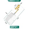 BOGERDACK 1PCS 3/8" NPT Male Water Float Valve, Automatic Fill
