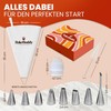 BakeBuddy Premium Icing Bag Set (11 Pieces) - 35 cm