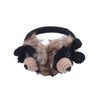 The Collection Royal Black Bear Faced Ear Muff