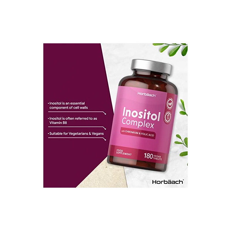 Inositol Tablets | Inositol Powder Complex | 180 Count |
